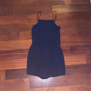 Navy blue romper from One Clothing